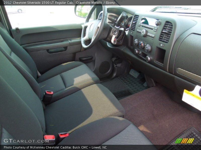 Graystone Metallic / Ebony 2012 Chevrolet Silverado 1500 LT Regular Cab