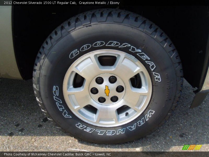 Graystone Metallic / Ebony 2012 Chevrolet Silverado 1500 LT Regular Cab