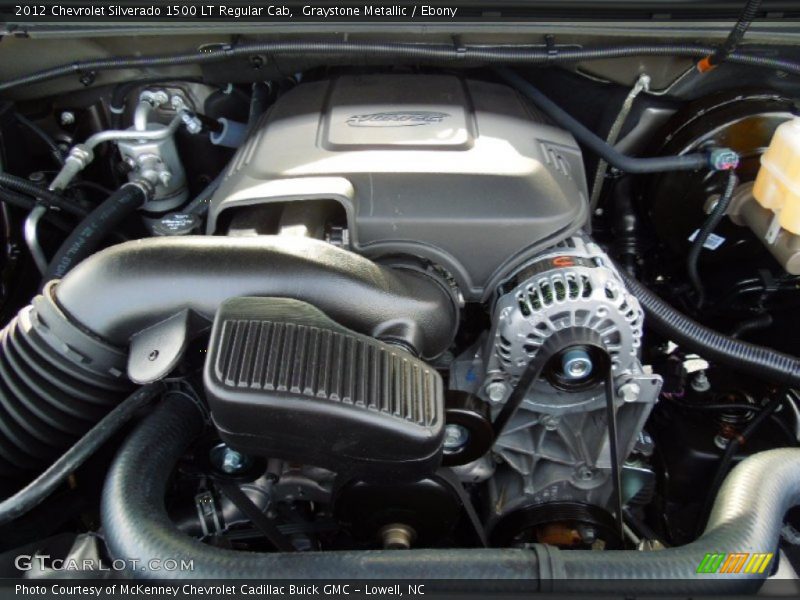 Graystone Metallic / Ebony 2012 Chevrolet Silverado 1500 LT Regular Cab