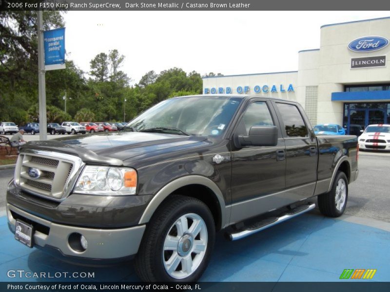 Dark Stone Metallic / Castano Brown Leather 2006 Ford F150 King Ranch SuperCrew