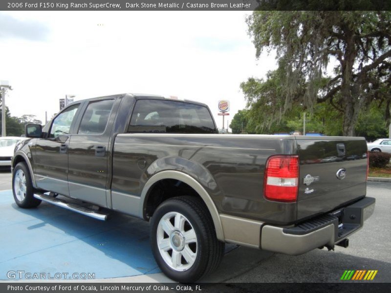 Dark Stone Metallic / Castano Brown Leather 2006 Ford F150 King Ranch SuperCrew