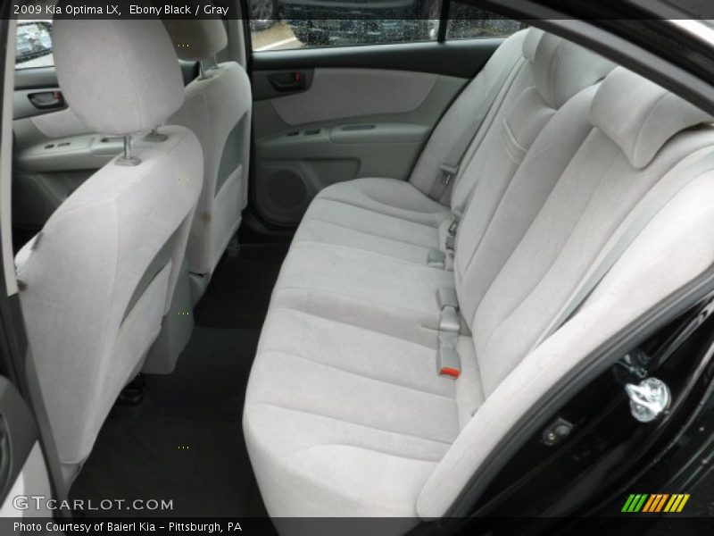 Ebony Black / Gray 2009 Kia Optima LX