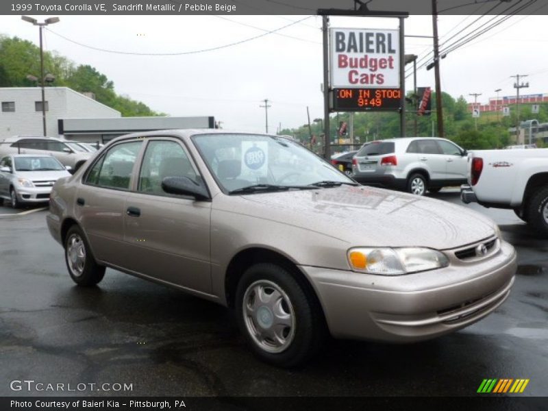 Sandrift Metallic / Pebble Beige 1999 Toyota Corolla VE