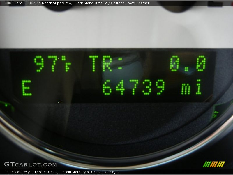 Dark Stone Metallic / Castano Brown Leather 2006 Ford F150 King Ranch SuperCrew