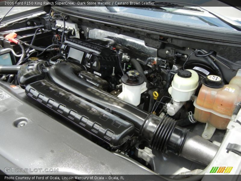 Dark Stone Metallic / Castano Brown Leather 2006 Ford F150 King Ranch SuperCrew