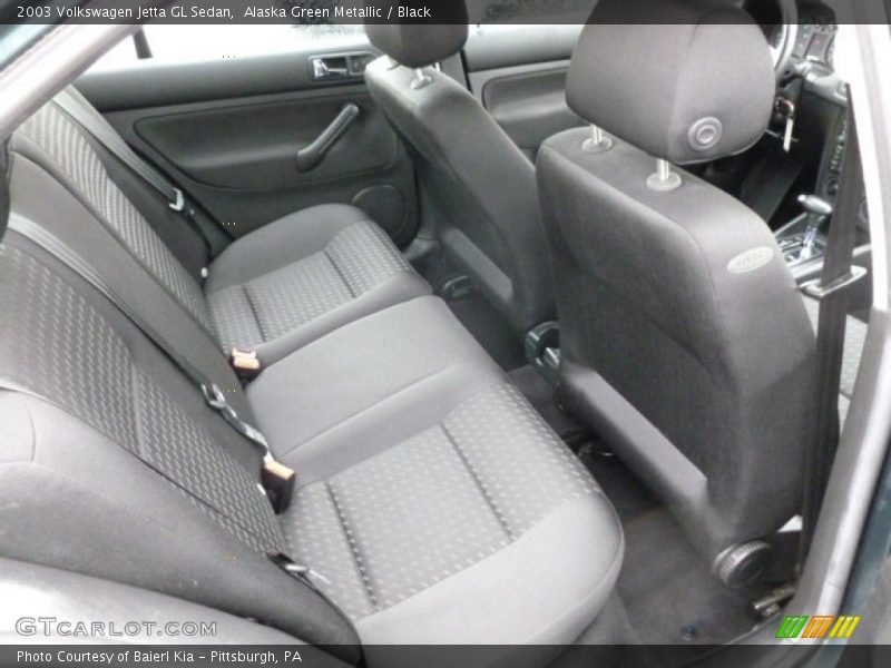 Alaska Green Metallic / Black 2003 Volkswagen Jetta GL Sedan