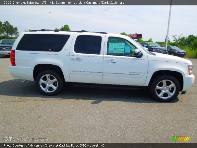 Summit White / Light Cashmere/Dark Cashmere 2012 Chevrolet Suburban LTZ 4x4