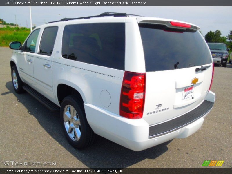 Summit White / Light Cashmere/Dark Cashmere 2012 Chevrolet Suburban LTZ 4x4