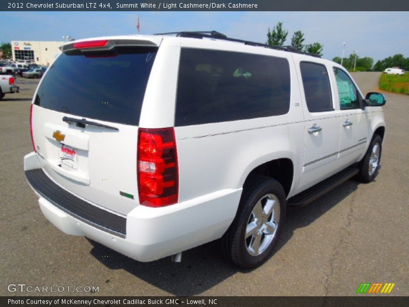 Summit White / Light Cashmere/Dark Cashmere 2012 Chevrolet Suburban LTZ 4x4
