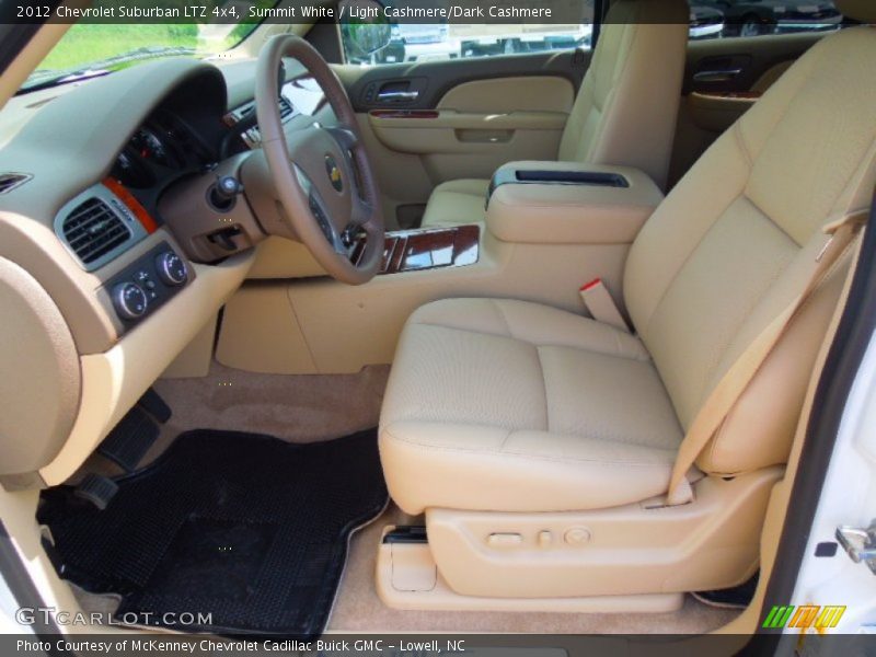 Summit White / Light Cashmere/Dark Cashmere 2012 Chevrolet Suburban LTZ 4x4