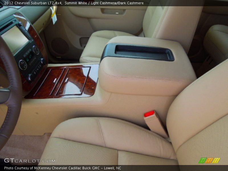 Summit White / Light Cashmere/Dark Cashmere 2012 Chevrolet Suburban LTZ 4x4