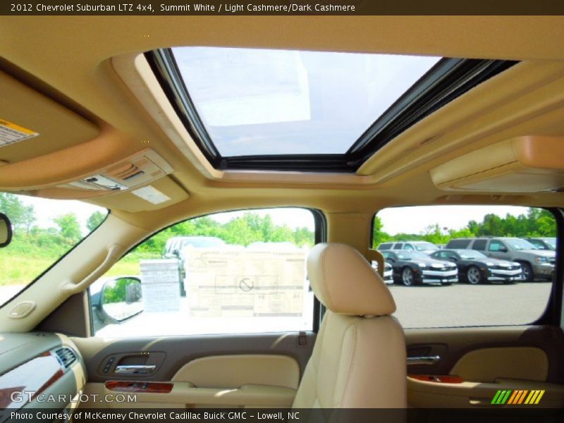 Summit White / Light Cashmere/Dark Cashmere 2012 Chevrolet Suburban LTZ 4x4