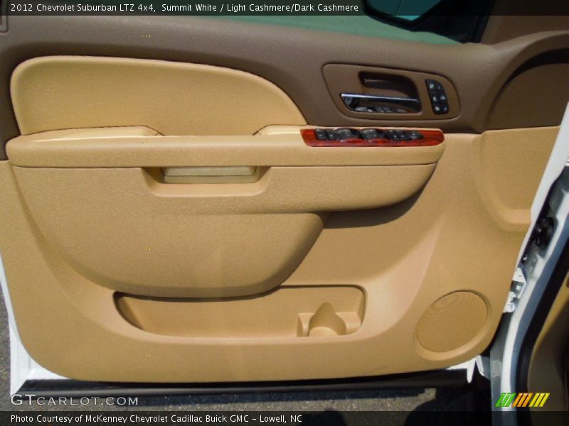 Summit White / Light Cashmere/Dark Cashmere 2012 Chevrolet Suburban LTZ 4x4