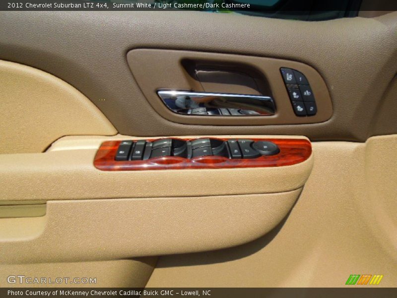 Summit White / Light Cashmere/Dark Cashmere 2012 Chevrolet Suburban LTZ 4x4