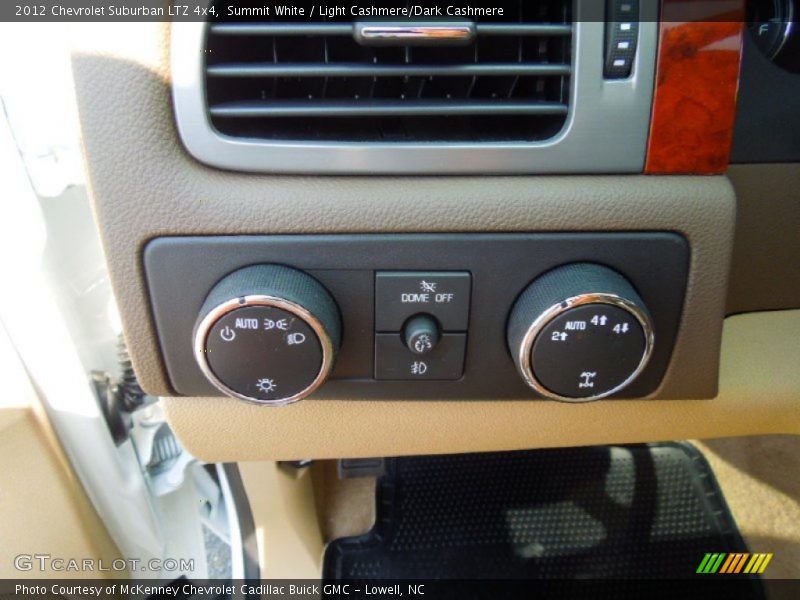 Summit White / Light Cashmere/Dark Cashmere 2012 Chevrolet Suburban LTZ 4x4