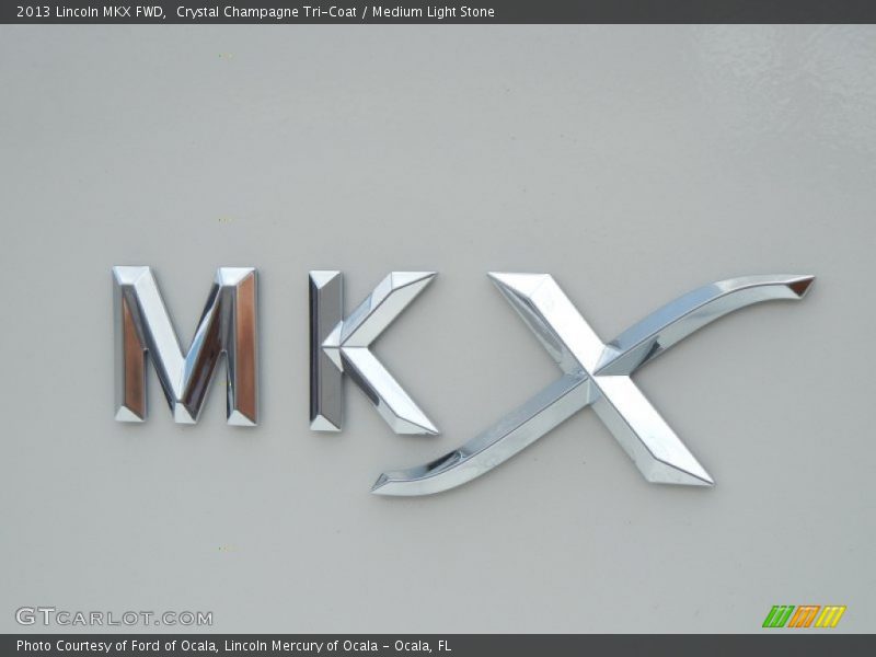 Crystal Champagne Tri-Coat / Medium Light Stone 2013 Lincoln MKX FWD