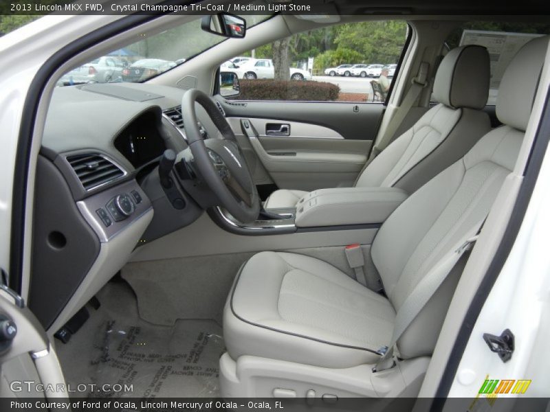 Crystal Champagne Tri-Coat / Medium Light Stone 2013 Lincoln MKX FWD