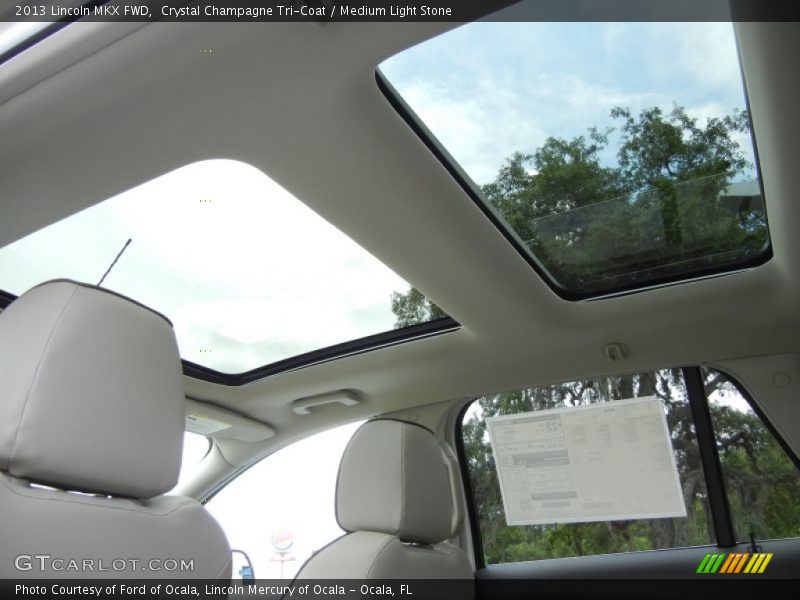 Crystal Champagne Tri-Coat / Medium Light Stone 2013 Lincoln MKX FWD
