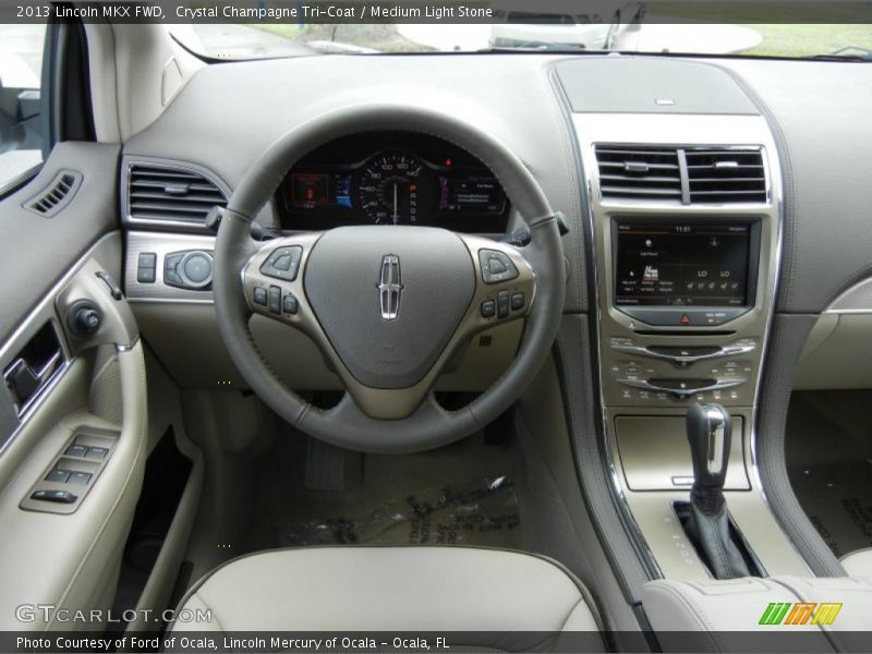 Crystal Champagne Tri-Coat / Medium Light Stone 2013 Lincoln MKX FWD