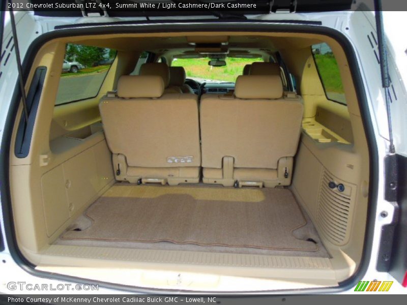 Summit White / Light Cashmere/Dark Cashmere 2012 Chevrolet Suburban LTZ 4x4