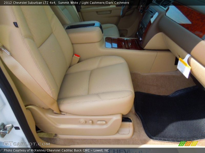 Summit White / Light Cashmere/Dark Cashmere 2012 Chevrolet Suburban LTZ 4x4