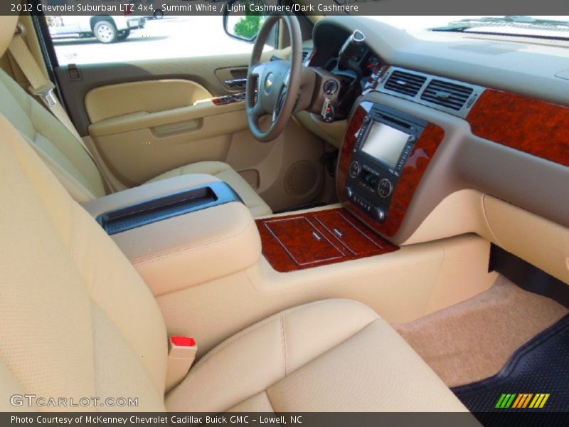 Summit White / Light Cashmere/Dark Cashmere 2012 Chevrolet Suburban LTZ 4x4