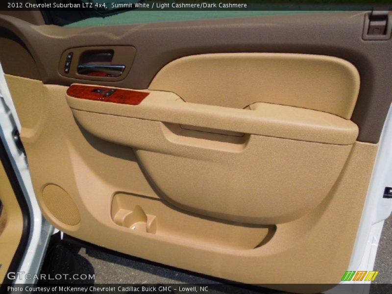 Summit White / Light Cashmere/Dark Cashmere 2012 Chevrolet Suburban LTZ 4x4