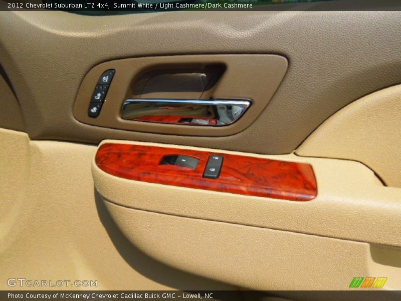 Summit White / Light Cashmere/Dark Cashmere 2012 Chevrolet Suburban LTZ 4x4