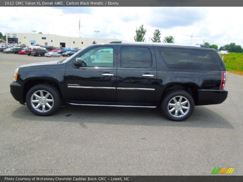 Carbon Black Metallic / Ebony 2012 GMC Yukon XL Denali AWD