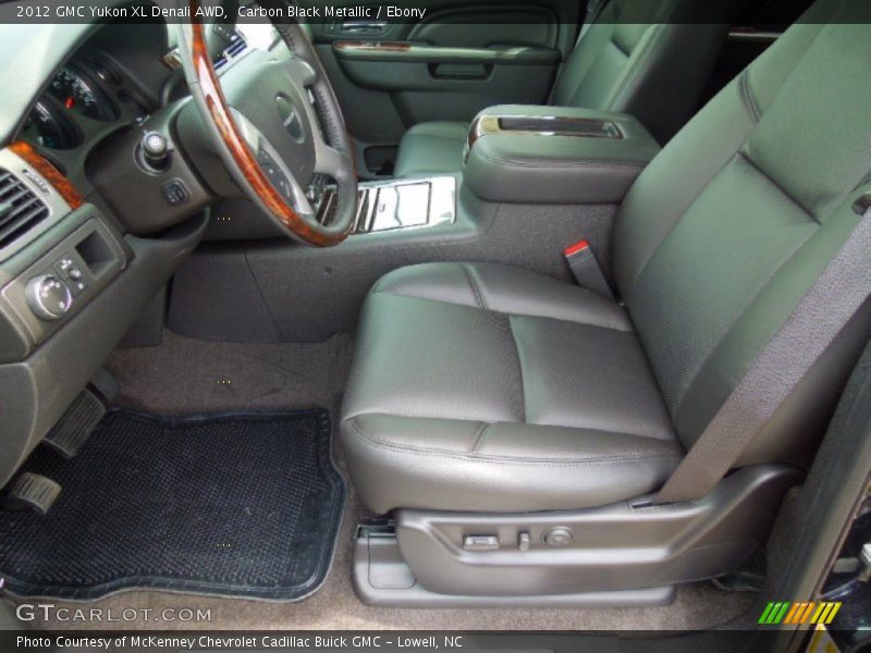 Carbon Black Metallic / Ebony 2012 GMC Yukon XL Denali AWD