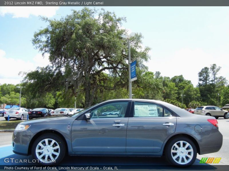 Sterling Gray Metallic / Light Camel 2012 Lincoln MKZ FWD