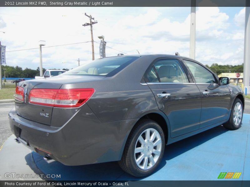 Sterling Gray Metallic / Light Camel 2012 Lincoln MKZ FWD