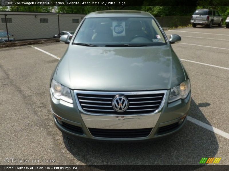 Granite Green Metallic / Pure Beige 2006 Volkswagen Passat 3.6 Sedan