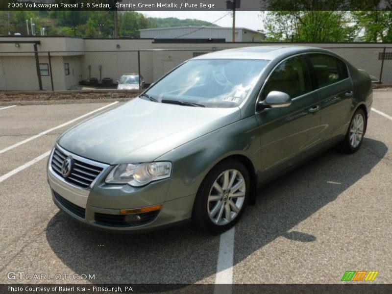 Granite Green Metallic / Pure Beige 2006 Volkswagen Passat 3.6 Sedan