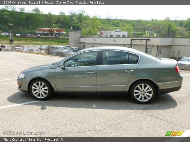 Granite Green Metallic / Pure Beige 2006 Volkswagen Passat 3.6 Sedan