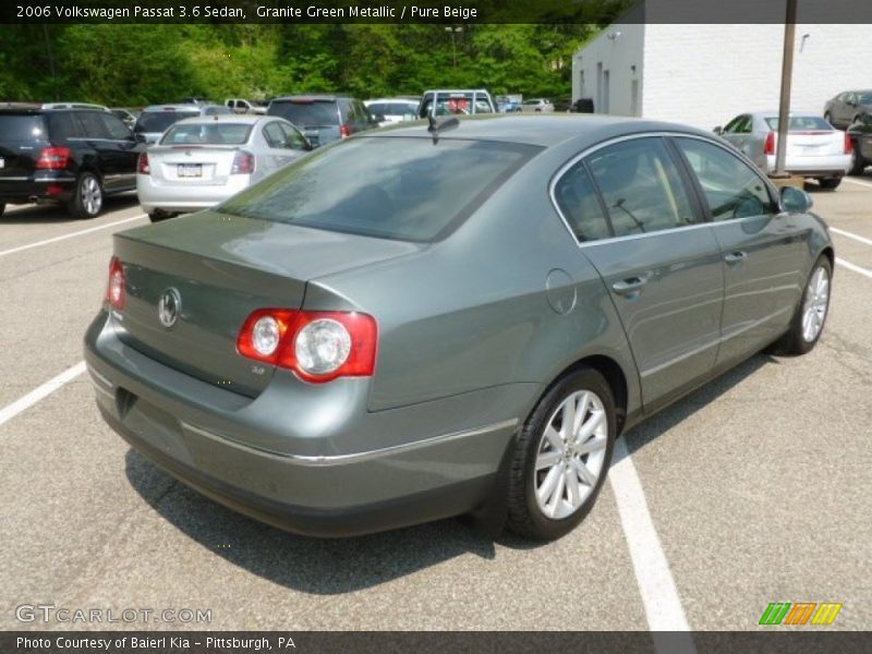 Granite Green Metallic / Pure Beige 2006 Volkswagen Passat 3.6 Sedan