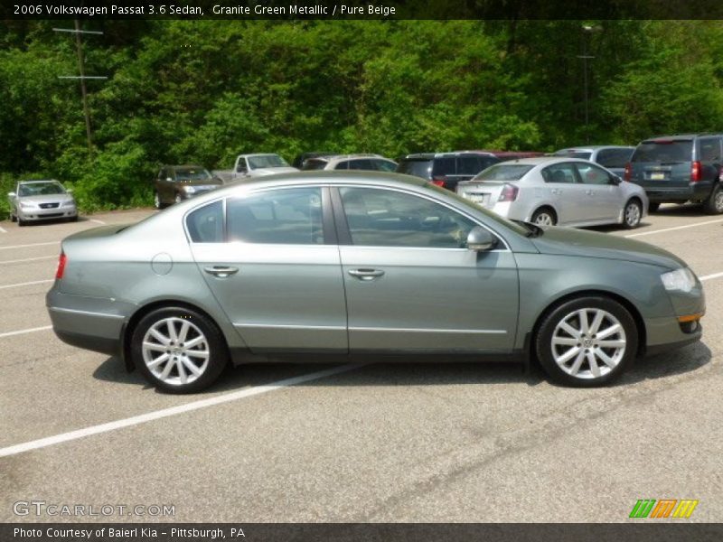 Granite Green Metallic / Pure Beige 2006 Volkswagen Passat 3.6 Sedan
