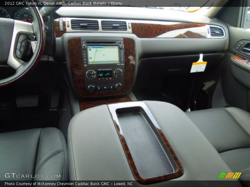 Carbon Black Metallic / Ebony 2012 GMC Yukon XL Denali AWD