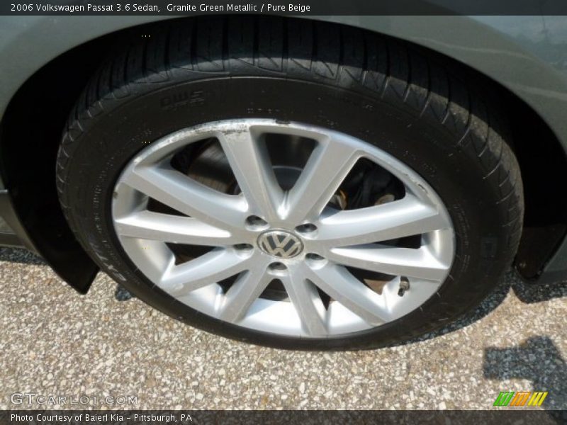 Granite Green Metallic / Pure Beige 2006 Volkswagen Passat 3.6 Sedan