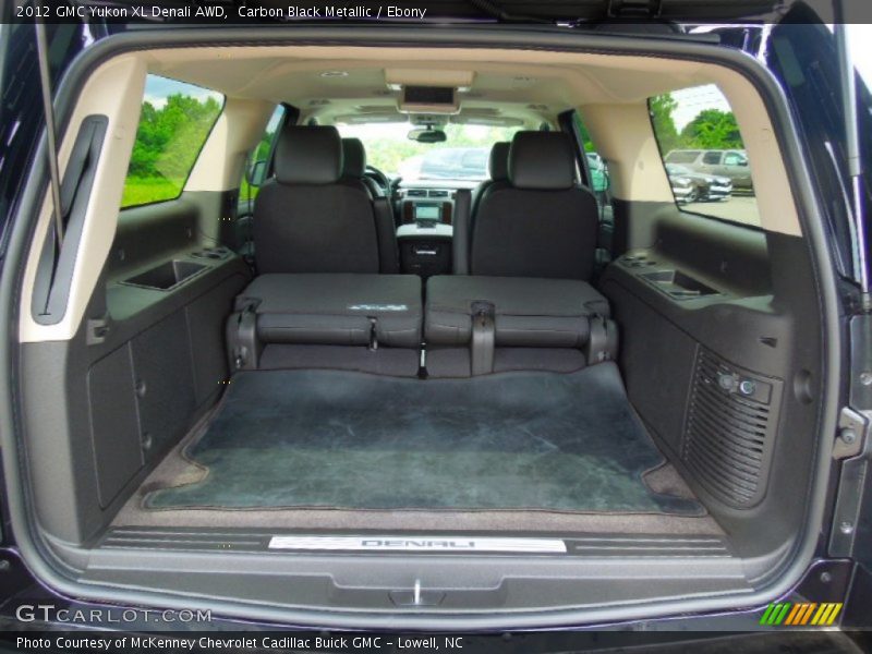 Carbon Black Metallic / Ebony 2012 GMC Yukon XL Denali AWD