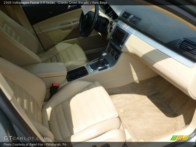 Granite Green Metallic / Pure Beige 2006 Volkswagen Passat 3.6 Sedan