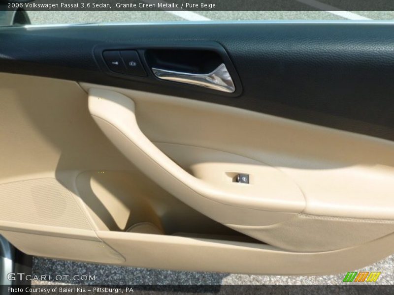 Granite Green Metallic / Pure Beige 2006 Volkswagen Passat 3.6 Sedan