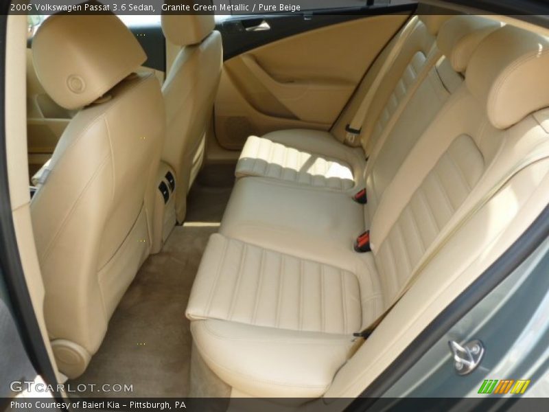 Granite Green Metallic / Pure Beige 2006 Volkswagen Passat 3.6 Sedan