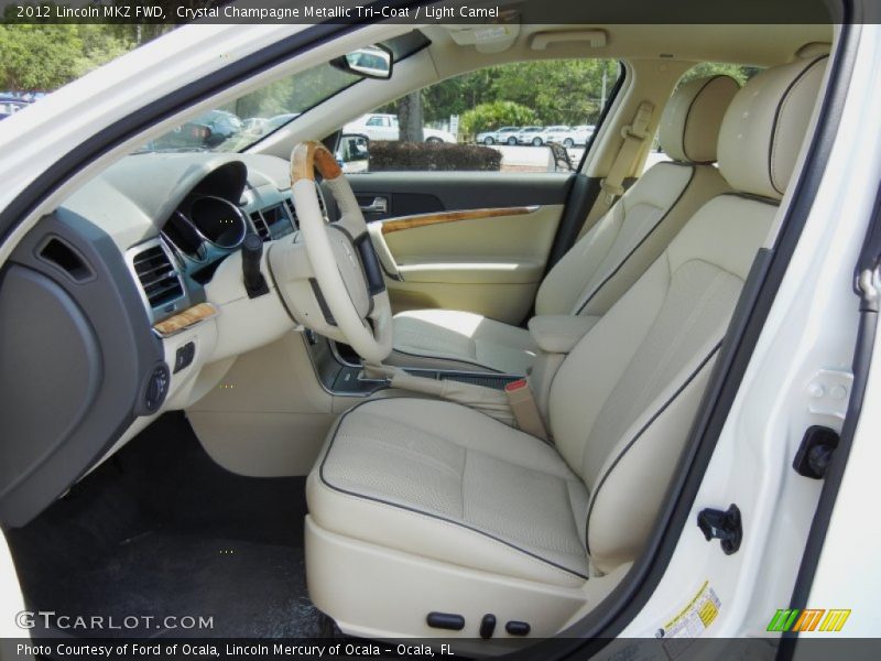 Crystal Champagne Metallic Tri-Coat / Light Camel 2012 Lincoln MKZ FWD