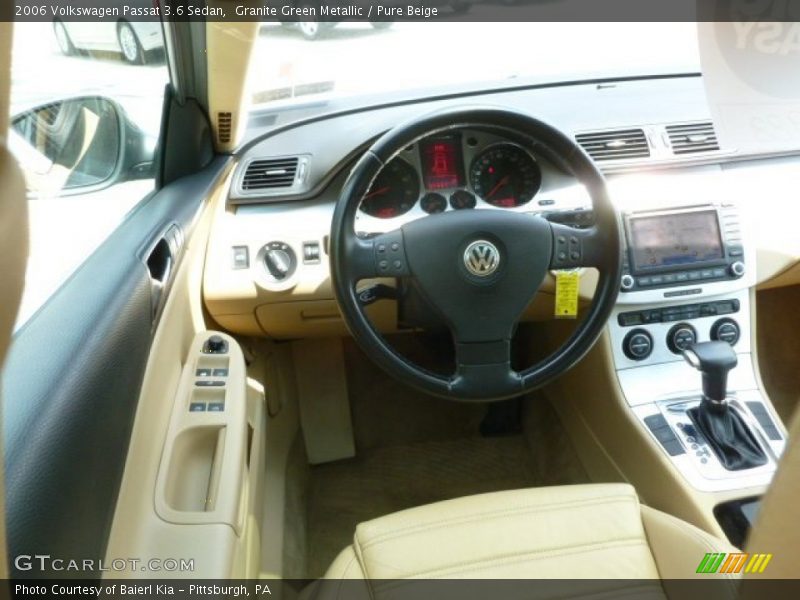 Granite Green Metallic / Pure Beige 2006 Volkswagen Passat 3.6 Sedan