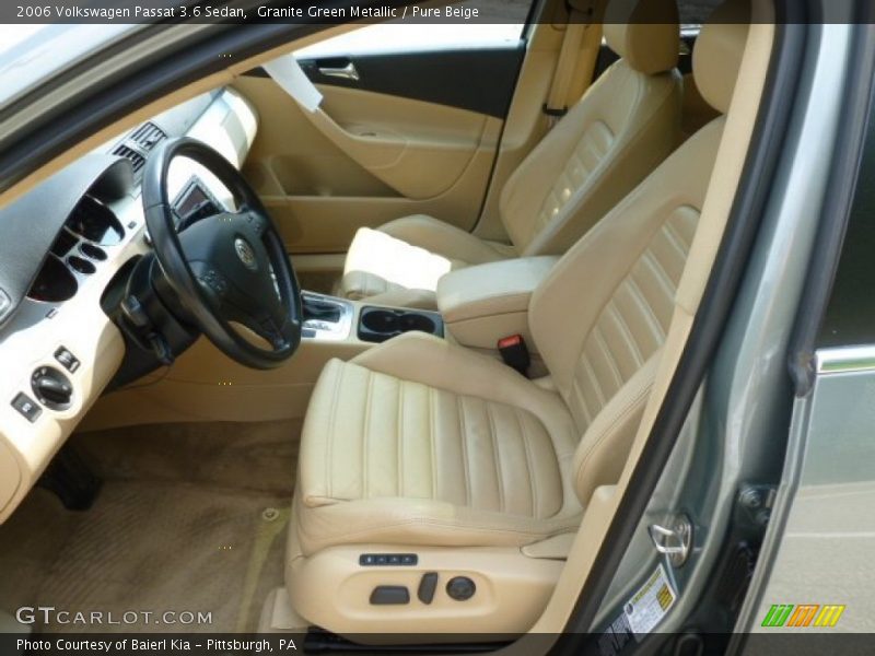 Granite Green Metallic / Pure Beige 2006 Volkswagen Passat 3.6 Sedan