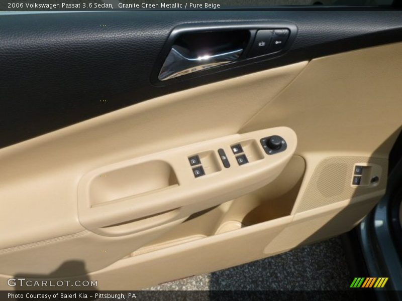 Granite Green Metallic / Pure Beige 2006 Volkswagen Passat 3.6 Sedan