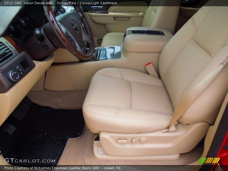 Victory Red / Cocoa/Light Cashmere 2012 GMC Yukon Denali AWD