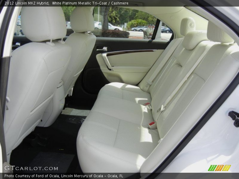 White Platinum Metallic Tri-Coat / Cashmere 2012 Lincoln MKZ Hybrid