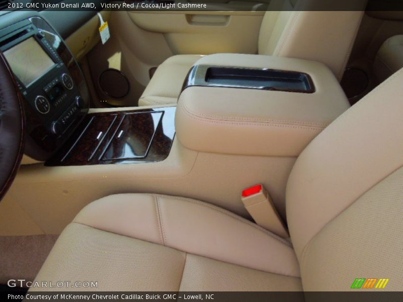 Victory Red / Cocoa/Light Cashmere 2012 GMC Yukon Denali AWD